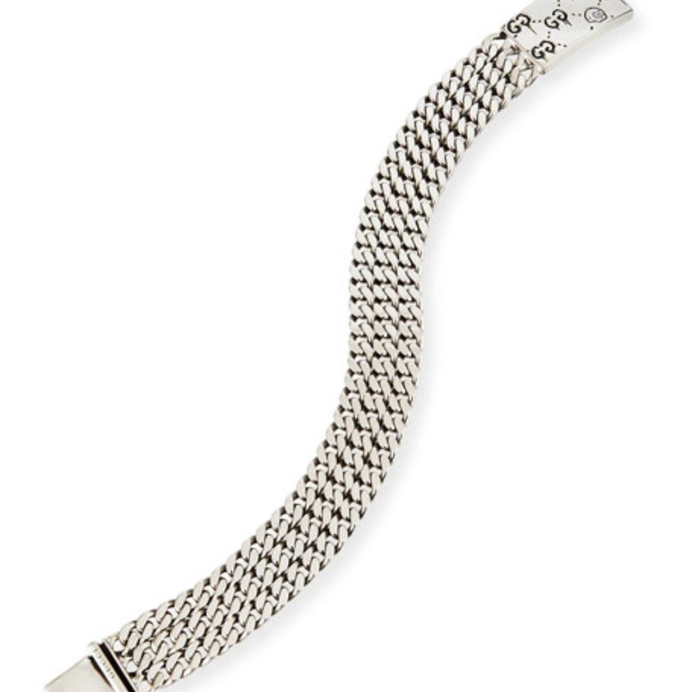 Gucci Ghost Chain Bracelet in Sterling Silver NEW IN BOX - Picture 3 of 8